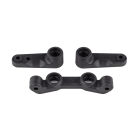 Team Associated RC10B7 FT Steering Bellcrank and Rack Set, carbon / AE92489