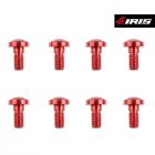 Iris Aluminium Centering Screws M3x6mm (Red | 8pcs) / IRIS-75014