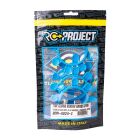 RC-Project Tire Gluing Rubber Bands Cyan (4) / RCPJ-A024-C