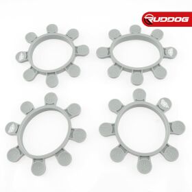 RC-Project Tire Gluing Rubber Bands Gray (4) / RCPJ-A024-GR