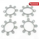 RC-Project Tire Gluing Rubber Bands Gray (4) / RCPJ-A024-GR