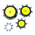 RC-Project Tire Gluing Rubber Bands Gray (4) / RCPJ-A024-GR