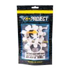 RC-Project Tire Gluing Rubber Bands White (4) / RCPJ-A024-W