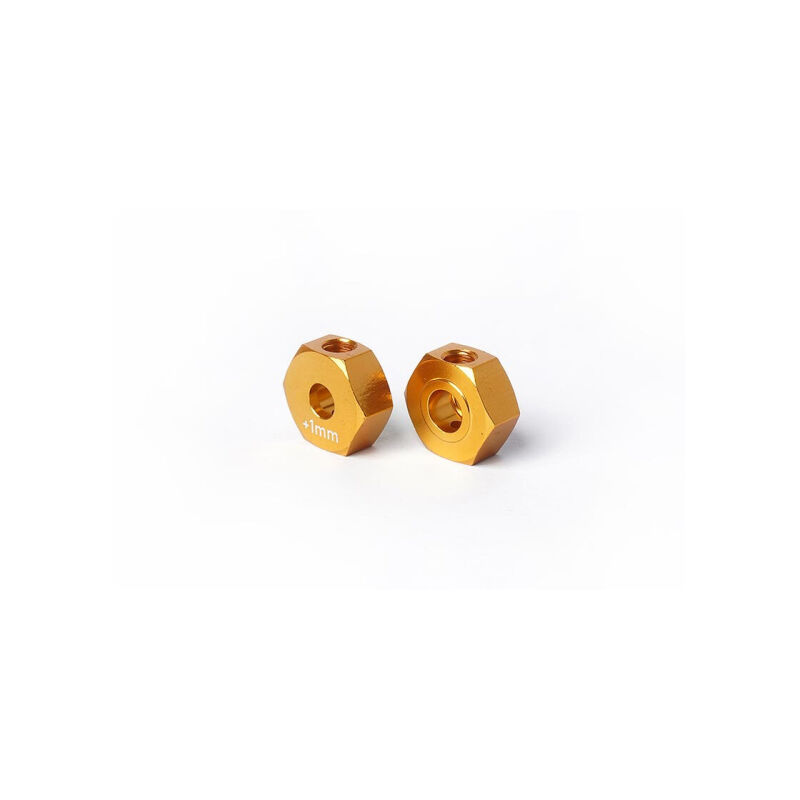 Koswork Kyosho +1mm Widened Wheel Hub Mid/Turbo/Optima/Javelin/Ultima (2) / KOS04307
