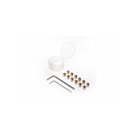 Koswork Kyosho 4.8mm Mini-Z 4x4 Weight Brass Ball (12) /...