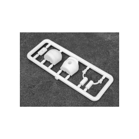 Bittydesign Universal Helmet for 1/10 Formula cars including mirrors (white) / BDF1-HLM