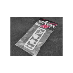 Bittydesign Universal Helmet for 1/10 Formula cars including mirrors (white) / BDF1-HLM