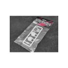 Bittydesign Universal Helmet for 1/10 Formula cars including mirrors (white) / BDF1-HLM