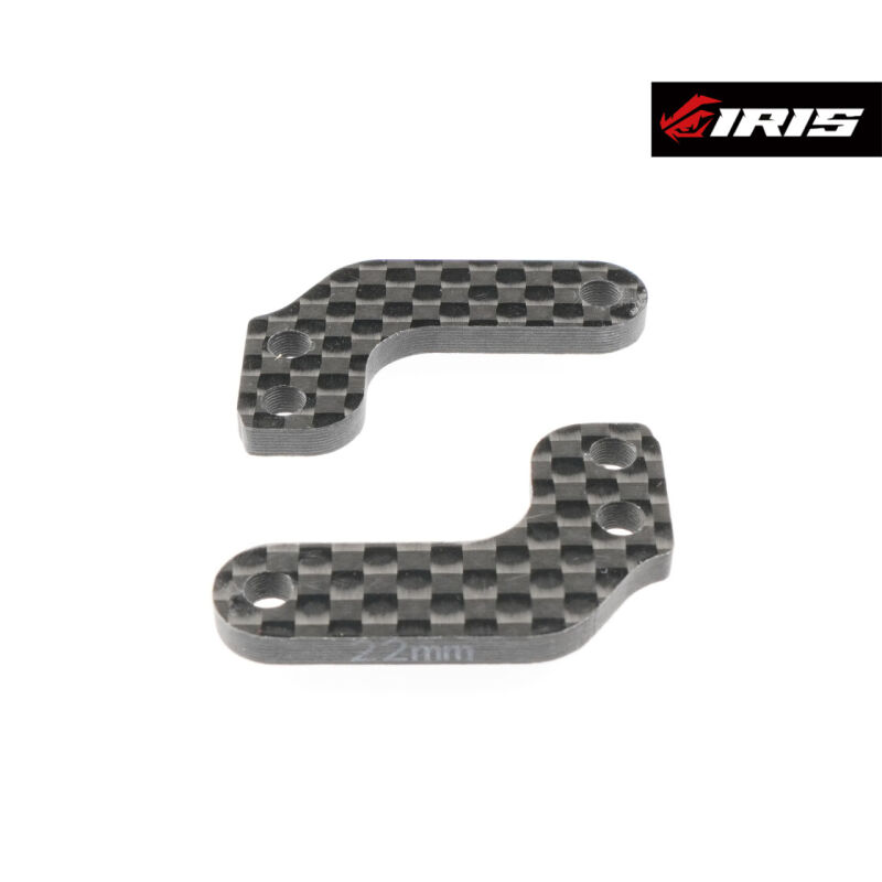 Iris ONE.1 Rear Steering Arm Carbon Fiber - 22mm (2pcs) / IRIS-40011