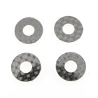 Revolution Design Ultra 1/10 TC Carbon Fiber Body Washers (4pcs | for 6mm Posts) / RDRP0622