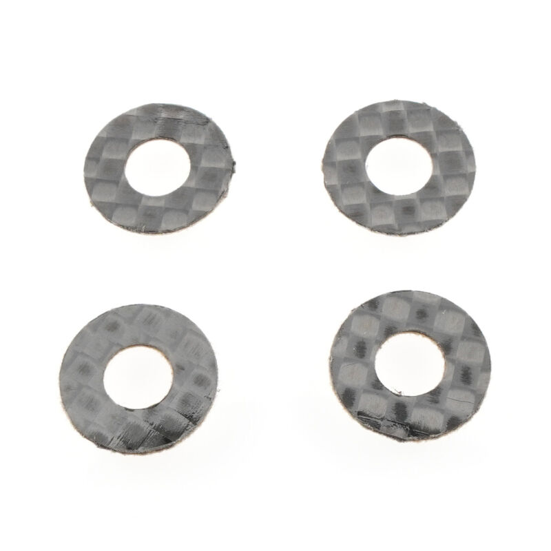 Revolution Design Ultra 1/10 Offroad & 1/12 Onroad Carbon Fiber Body Washers (4pcs | for 5mm Posts) / RDRP0623