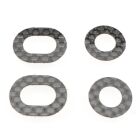 Revolution Design Ultra 1/8 Offroad Carbon Fiber Body Washers (4pcs | for 7-8mm Posts) / RDRP0624