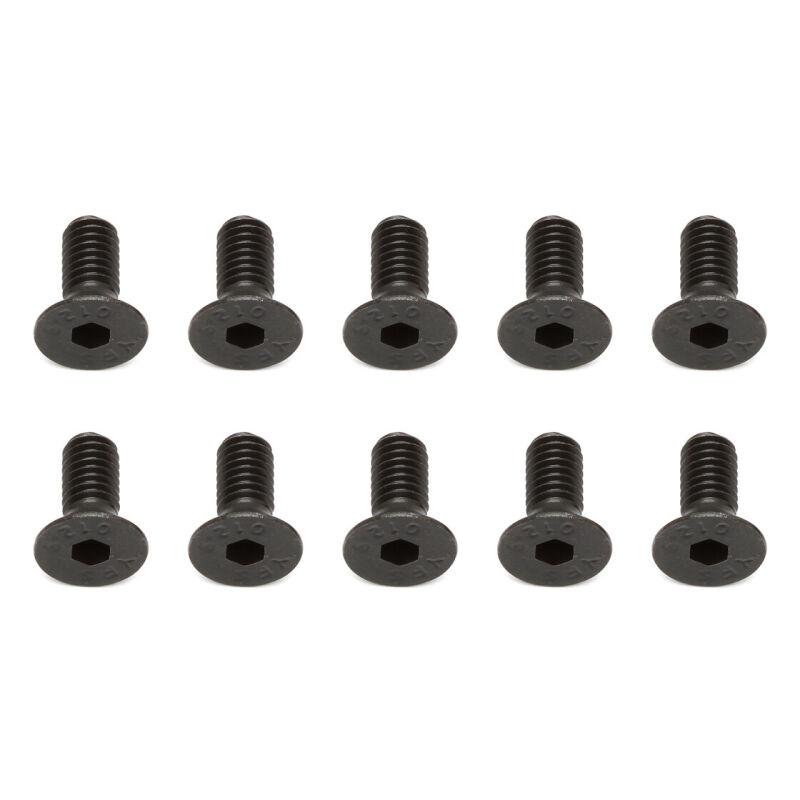 Team Associated Screws, M4x8mm FHCS / AE81268