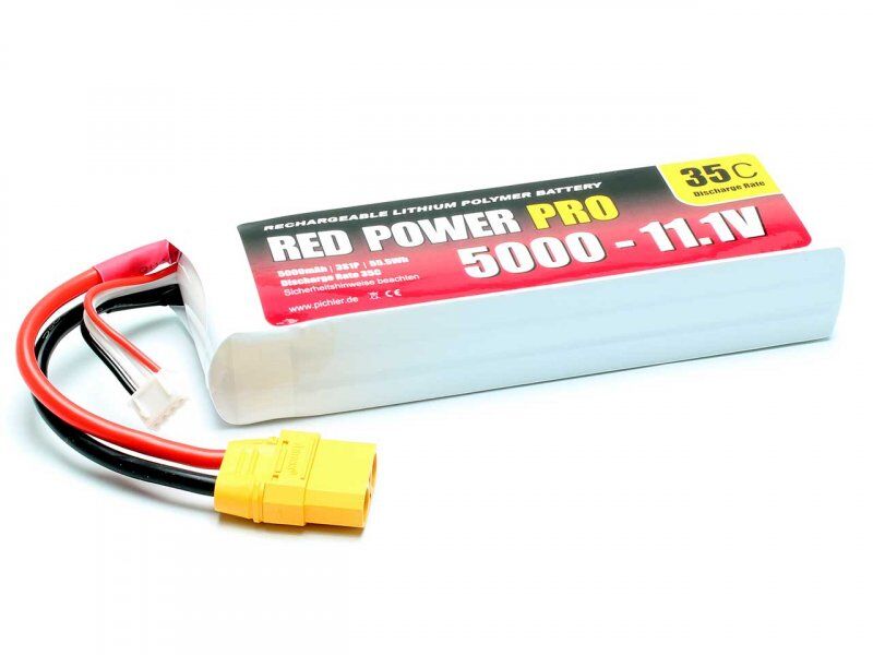 RED POWER LiPo Akku PRO 5000 - 11,1V / 19128