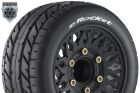 Louise RC ST-ROCKET 1-10 Stadium Truck Tire Set Mounted Sport Black Wheels Removable HEX 12 Narrow, 12 Wide, 14, 17mm L-T3208SX / LR-T3208SX