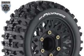 Louise RC ST-PIONEER 1-10 Stadium Truck Tire Set Mounted...