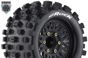 Louise RC MT-ROCK 1-10 Monster Truck Tire Set Mounted...