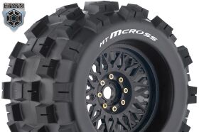 Louise RC MT-MCROSS 1-8 Monster Truck Tire Set Mounted...
