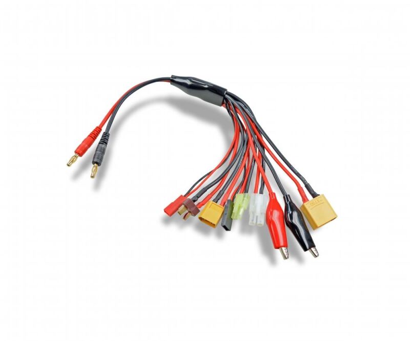 CARSON Multi-Ladekabel 8 in 1, 4mm Bananenst. / 500906306