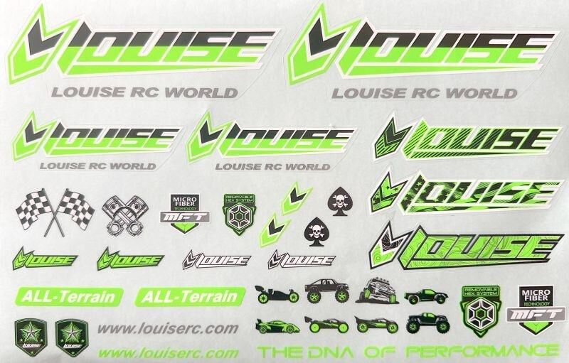 LOUISE RC Sticker Sheet (Aufkleber) grün / LOUT3373G