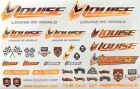 LOUISE RC Sticker Sheet (Aufkleber) orange / LOUT3373O