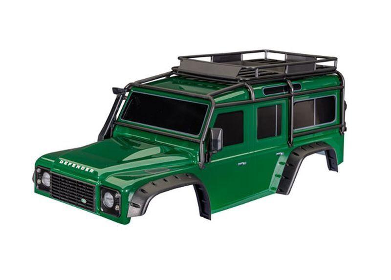 TRAXXAS TRX-4 Karosserie Land Rover Defender grün mit Anbauteile / TRX8050-GRN