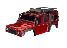 TRAXXAS TRX-4 Karosserie Land Rover Defender rot mit...