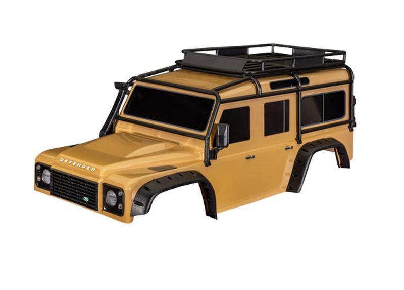 TRAXXAS TRX-4 Karosserie Land Rover Defender sand mit Anbauteile / TRX8050-SAND