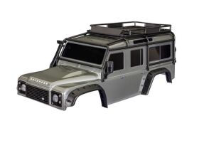 TRAXXAS TRX-4 Karosserie Land Rover Defender silber mit...