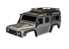 TRAXXAS TRX-4 Karosserie Land Rover Defender silber mit Anbauteile / TRX8050-