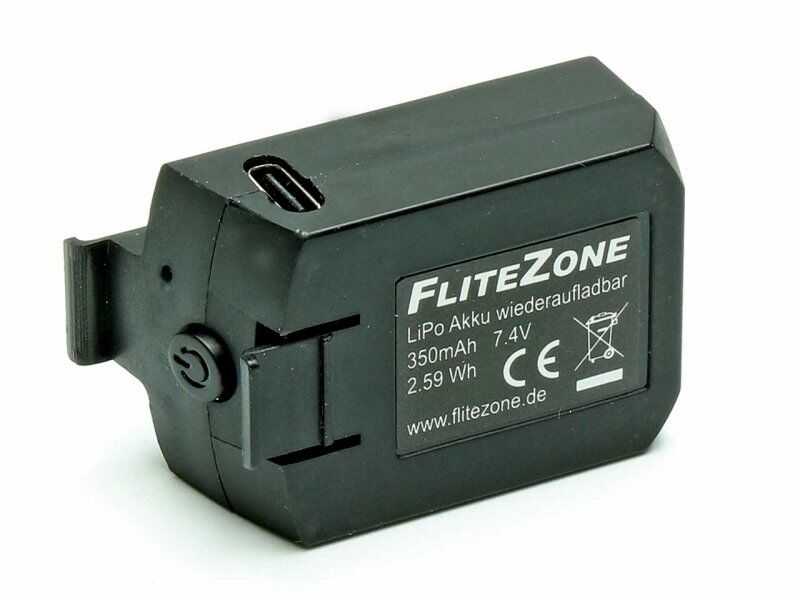 FliteZone LiPo Akku 350 - 7.4V (MD500E u.a.) / 15799