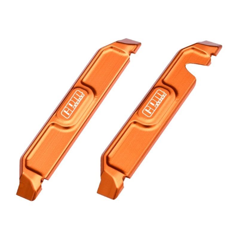 GPM TRX MiniMaxx Alu-Nerfbars Chassis orange (2) / GPMTXMM014OR