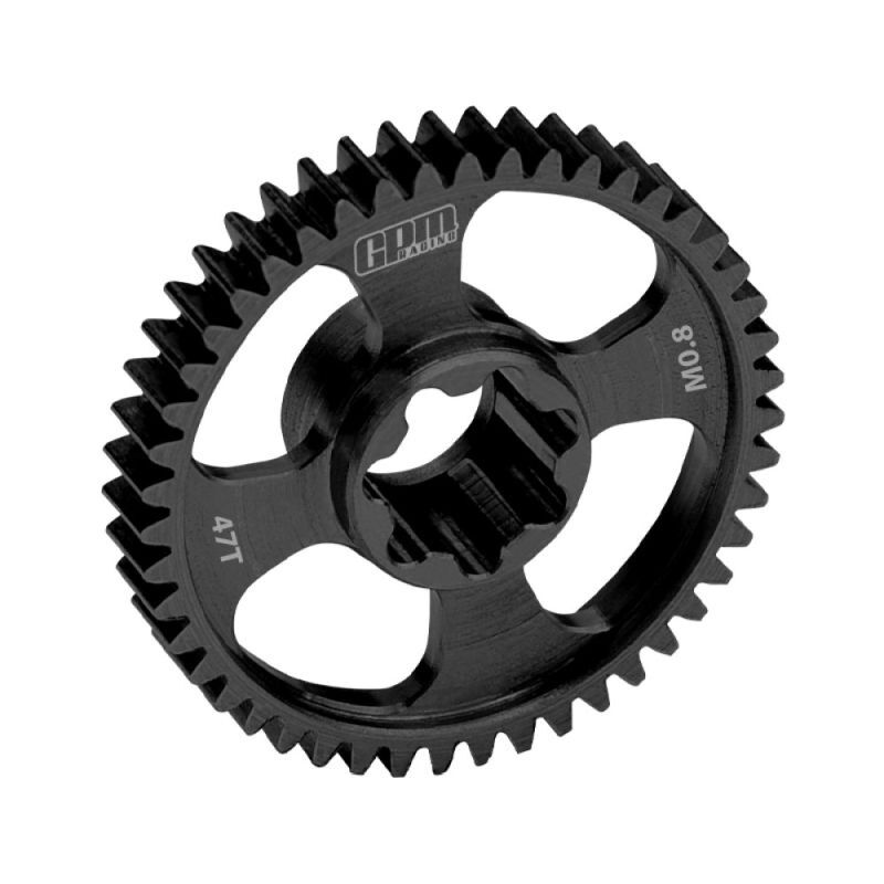 GPM TRX MiniMaxx Carbon-Stahl Hauptzahnrad 47Z 0.8 Modul schwarz / GPMTXMM047TSBK