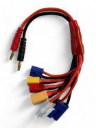 HSPEED Multi Ladekabel 4mm Bananen-Stecker / HSPC052