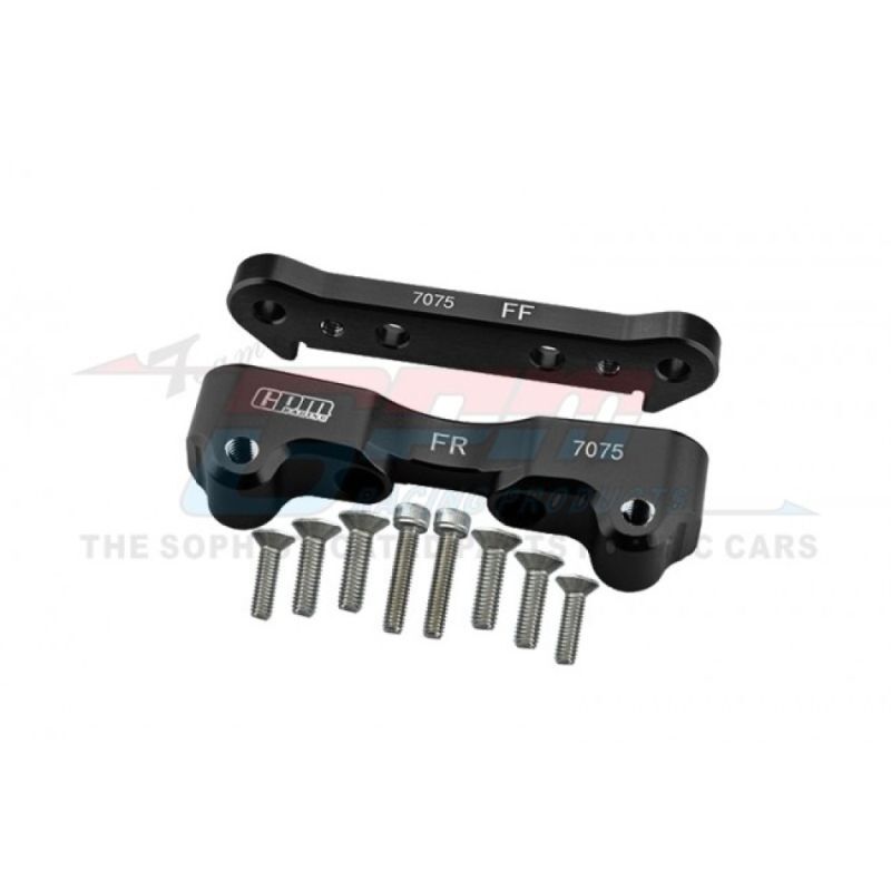 GPM ARRMA Kraton, Outcast 8s Aluminium Querlenkerbefestigung unten vorne schwarz / GPMMAKX008ABK