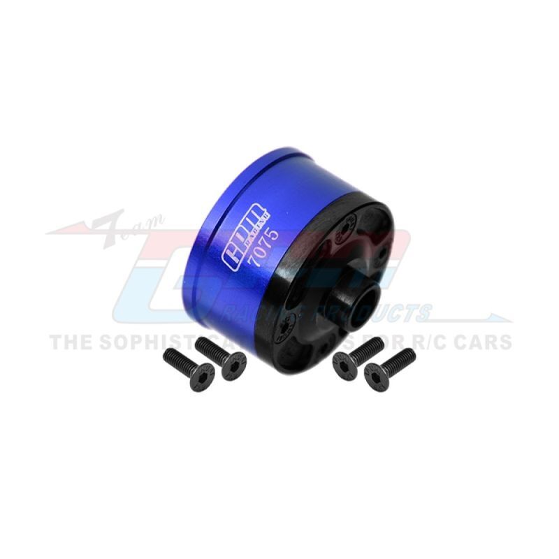 GPM TRX Sledge Aluminium 7075-T6 Diff-Gehäuse v/h blau / GPMSLE011NB