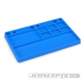 JConcepts Teile-Schüssel aus Gummi blau / JC-2550-1