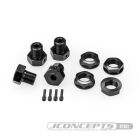 JConcepts Losi LMT 17mm Sechskant Achskit schwarz (4) / JC-2981