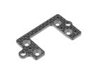 XRAY XB8E CARBON CENTER DIFF MOUNTING PLATE FOR CABLE HOLDER / XRA354048