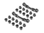 XRAY ALU REAR SUSPENSION HOLDERS - EXTRA HIGH ROLL CENTERS - SET / XRA363300