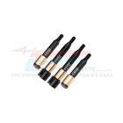 GPM LOSI 1/24 Micro-B Carbon Stahl Radwellen (+5mm breiter) (4) / GPMLMB039S+5MMBK