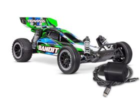 TRAXXAS Bandit grün 1/10 2WD Buggy RTR /...