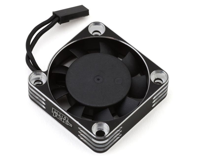 ProTek RC 40x40x10mm Alu High Speed HV Cooling Fan Silver/Black / PTK-2115