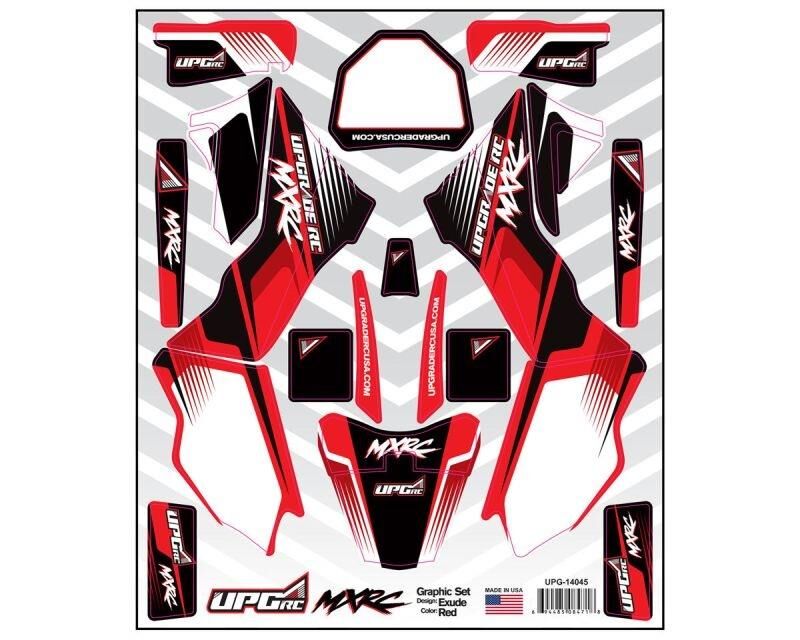 UpGrade RC Graphic Set for Losi Promoto MX (Exude) (Red) / UPG-14045