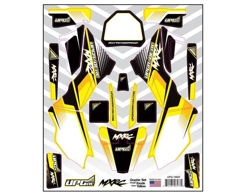 UpGrade RC Graphic Set for Losi Promoto MX (Exude) (Yellow) / UPG-14047