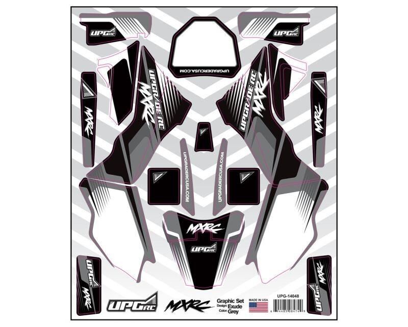 UpGrade RC Graphic Set for Losi Promoto MX (Exude) (Grey) / UPG-14048