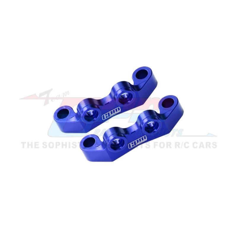 GPM Tamiya TT02 Aluminium Querlenkerbefestigung oben v/h blau / GPMTT2008NB