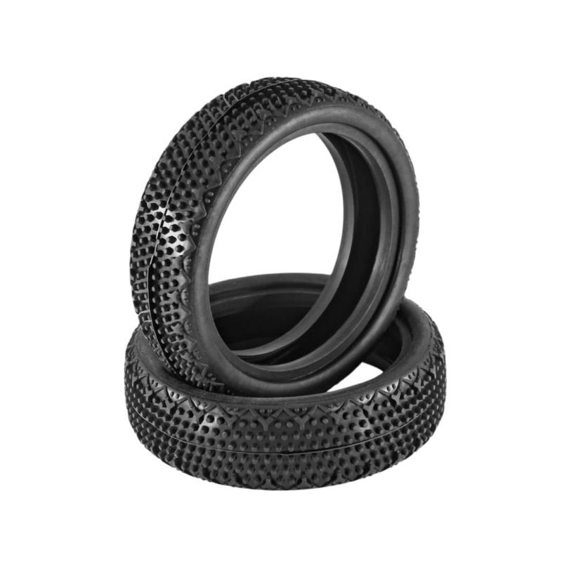 HOTRACE 1/10 Buggy 2WD vorn Carpet Reifen hart (2) / HRE003-0351