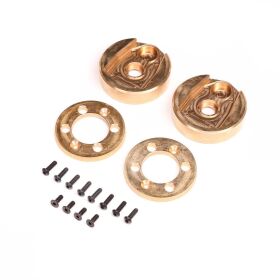 Axial Portal Cover and Weights Brass (122.4g34.6g ea)...