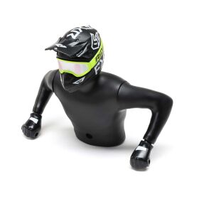 Losi Rider Figure Upper, FXR gelb: PM-SM / LOS-2284
